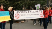 Aktion Fair Play - Budapest, 2012 (Sós Ivett felvétele)